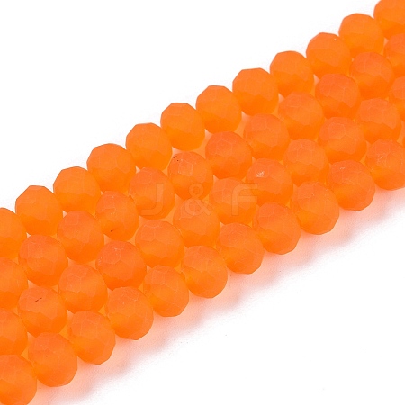 Transparent Glass Beads Strands X-EGLA-A044-T6mm-MD25-1