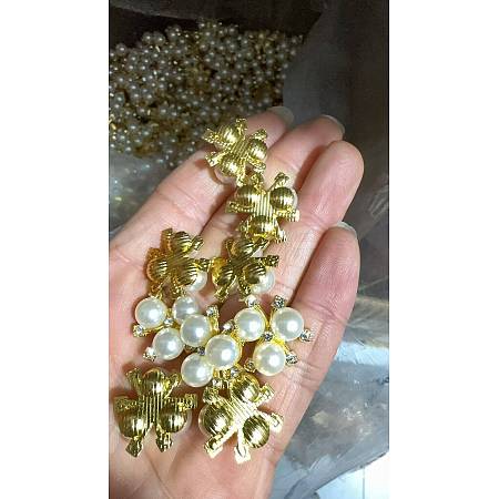 Alloy Cabochons PALLOY-WH0071-36G-1