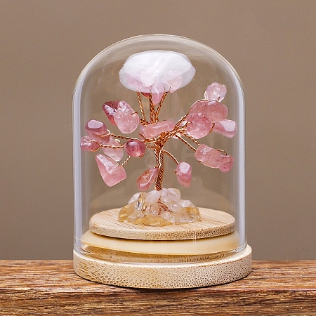 Natural Strawberry Quartz Sculpture Display Decorations PW-WGCF120-04-1