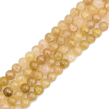 Crackle Glass Beads Strands GLAA-N046-004A-03-1