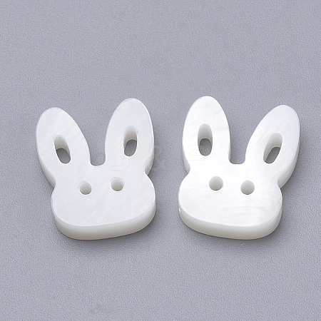 Bunny Natural Freshwater Shell Beads LS-X-SHEL-T007-18-1