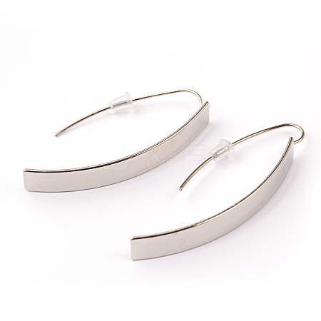 304 Stainless Steel Dangle Earrings EJEW-O047-14P-1