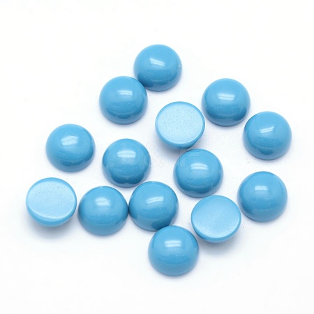 Synthetic Turquoise Cabochons G-P393-R54-12MM-1
