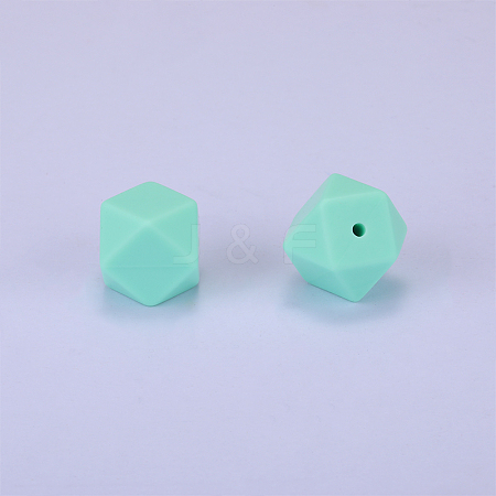 Hexagonal Silicone Focal Beads LS-SI-JX0020A-38-1