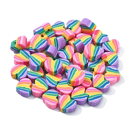 200Pcs Handmade Polymer Clay Beads CLAY-CJ0001-58-1