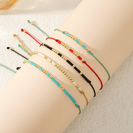 Glass Bead Bracelet Sets for Women PH1817-1