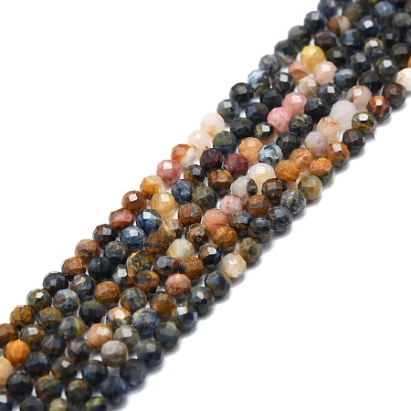 Natural Pietersite Beads Strands G-P457-A03-04-1