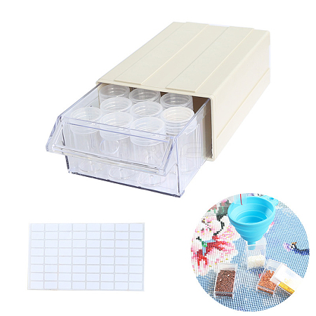 Diamond Painting Storage Stackable Bead Organizer Drawers DIAM-PW0010-32B-03-1