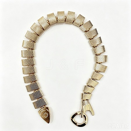 Summer Beach Alloy Fish Scale Chain Choker Necklaces for Women WG6BF08-01-1