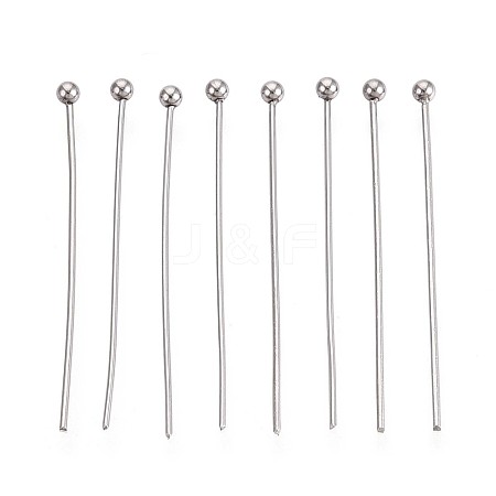 304 Stainless Steel Head Pins STAS-T065-30mm-20P-1