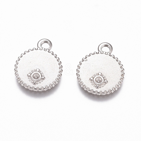 Tarnish Resistant 304 Stainless Steel Pendant Rhinestone Settings LS-STAS-G218-15P-1