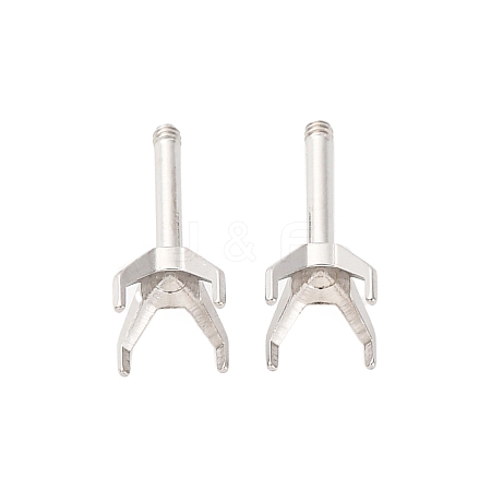 304 Stainless Steel Stud Earring Findings STAS-B091-02B-05P-1