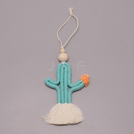 Cotton Pendant Decorations AJEW-WH0258-014C-1