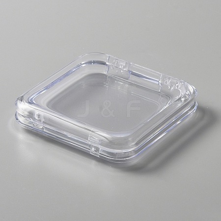 Transparent Plastic Nail Art Tool Box CON-WH0092-13B-01-1