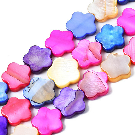 Natural Freshwater Shell Beads Strands SHEL-S278-021-1