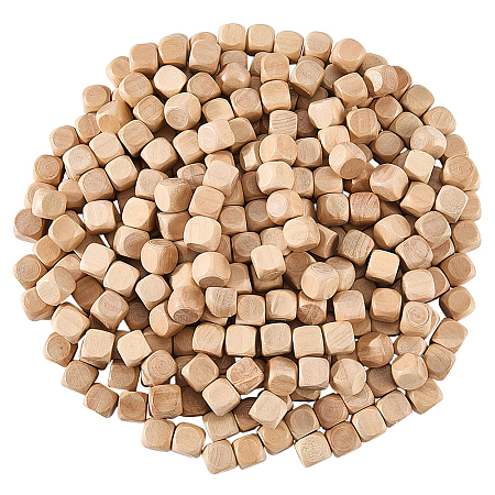 300Pcs Unfinished Schima Woods Block DJEW-SP0001-52C-1