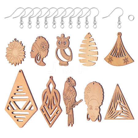 DIY Dangle Earring Making Kits DIY-FH0001-35-1