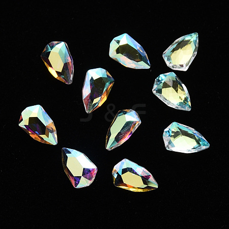 Kite Transparent Glass Cabochons MRMJ-T009-121A-1