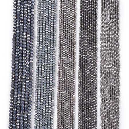 Electroplate Glass Beads Strands LS-EGLA-A044-P8mm-B10-1