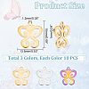 30Pcs 3 Colors 304 Stainless Steel Charms STAS-DC0011-91-2