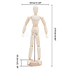 Unfinished Blank Wooden Puppet DIY-WH0163-92C-2