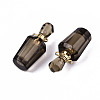 Faceted Natural Smoky Quartz Pendants G-T131-14C-3