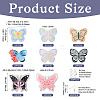 DIY Butterfly Earring Making Kit DIY-TA0005-24-3