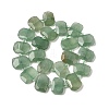 Natural Green Aventurine Beads Strands G-P434-25-3