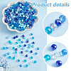   500Pcs 5 Style Electroplate Glass Beads EGLA-PH0001-40B-4