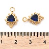 304 Stainless Steel Rhinestone Pendants STAS-Q340-06G-01-3