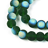 Frosted Transparent Glass Beads Strands LS-GLAA-T032-T8mm-MBB22-3
