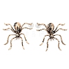 Alloy Rhinestone Stud Earrings EJEW-H155-01AG-2