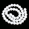 Opaque Solid Color Electroplate Glass Beads Strands LS-EGLA-A039-P6mm-A15-2