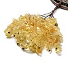 Natural Yellow Quartz Chip Tree of Life Pendants Decoration G-F733-06D-3