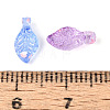 Transparent Spray Painted Acrylic Pendants ACRP-T011-07M-4