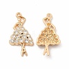 Rack Plating Eco-friendly Alloy Pendants FIND-A025-05P-1