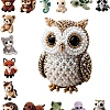 3D Owl DIY Animal Beading Embroidery Kit AC-CBA6750-04-1