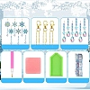 Snowflake Diamond Painting Catcher Winter Diamond Painting Wind Chime Kit PW-WGA448D-01-3