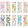 10Pcs 10 Styles Flower Printed Felt Necklace Display Cards DIY-SC0033-86A-7
