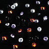 40Pcs 4 Colors Cubic Zirconia Cabochons ZIRC-YW0001-20C-5