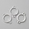 Zinc Alloy Open Back Bezel Connector Charms FIND-WH0139-69C-S-1