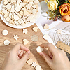 180Pcs 3 Styles Wood Beads WOOD-PA0001-63-3