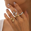 4Pcs Alloy Finger Rings Sets WG7802C-19-1