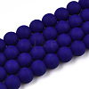 Opaque Glass Beads Strands X-GLAA-T032-P8mm-MD03-1