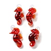 Handmade Lampwork Pendants LAMP-S068-08C-1