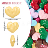 80Pcs Opaque Acrylic Beads OACR-SP0001-44-2