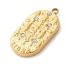 304 Stainless Steel Pendants LS-STAS-F349-03G-10-2