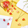 30Pcs 3 Styles Handmade Lampwork Fruit Pendants LAMP-WR0001-05-4