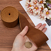 2M Flat AB Grade Cowhide Leather Cord AJEW-WH0479-73F-04-3