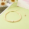 Adjustable Nylon Thread Braided Bead Bracelets BJEW-JB06456-01-2